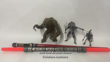 Kenner Return of the Jedi Rancor, stamped LUCASFILM LTD, 1984 KENNER PRODUCTS, figure has stiff