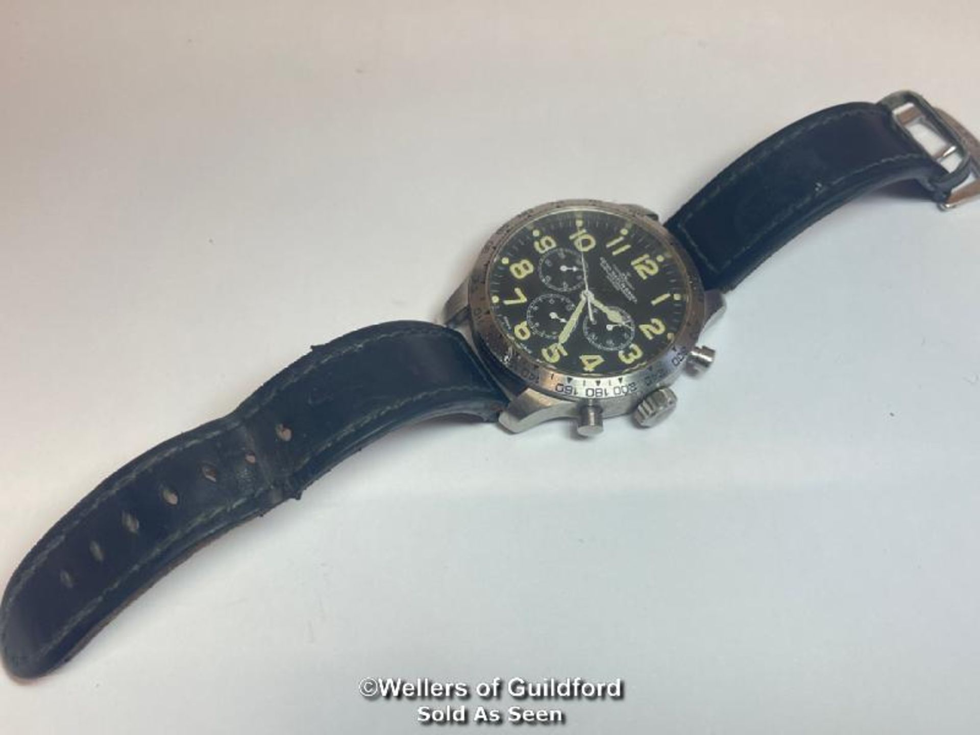 Zeno-watch Basel superlative chronograph automatic stainless steel wristwatch Ref.8559-2, with - Bild 10 aus 14
