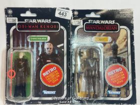 Star Wars - Two Hasbro Retro Collection 3 3/4" figures, Grand Inquisitor and IG-11 (VAT on hammer