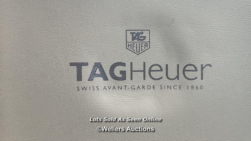 Tag Heuer aqua racer stainless steel wristwatch no. CAF101F, 3.3cm dial, good cosmetic condition - Image 15 of 20