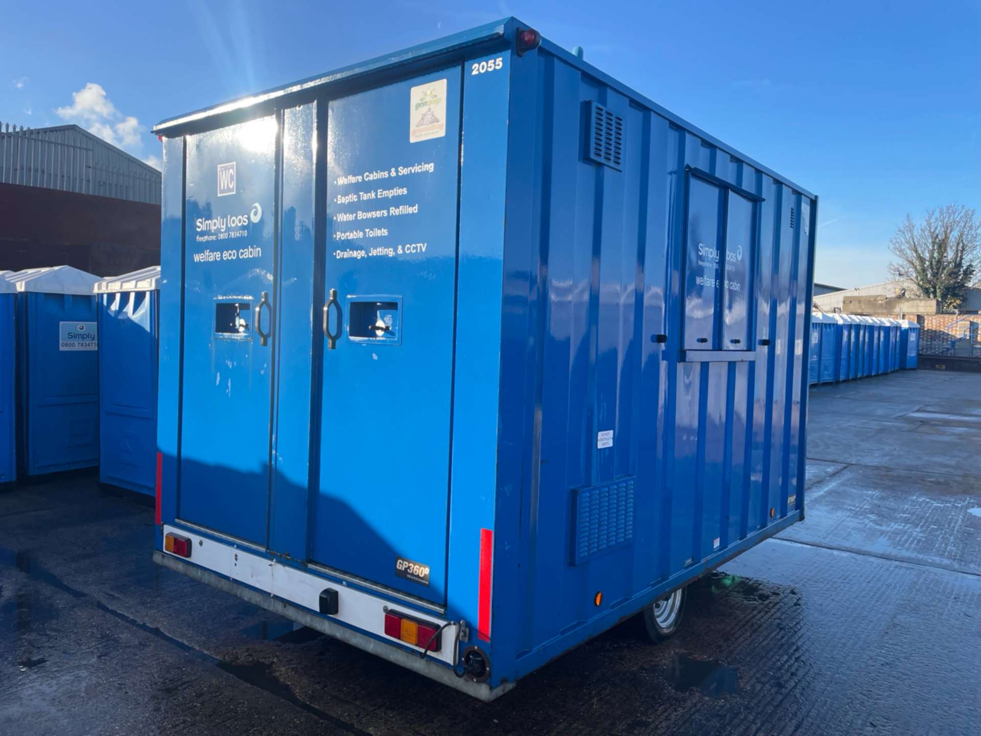 2014 GROUNDHOG GP360 TOWABLE WELFARE UNIT, MODEL: G360AD18, DOM: 09/ ...