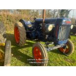 FORDSON E27N PETROL/PARRAFIN, BARN FIND TRACTOR, NO PAPERWORK / ITEM LOCATED AT READING