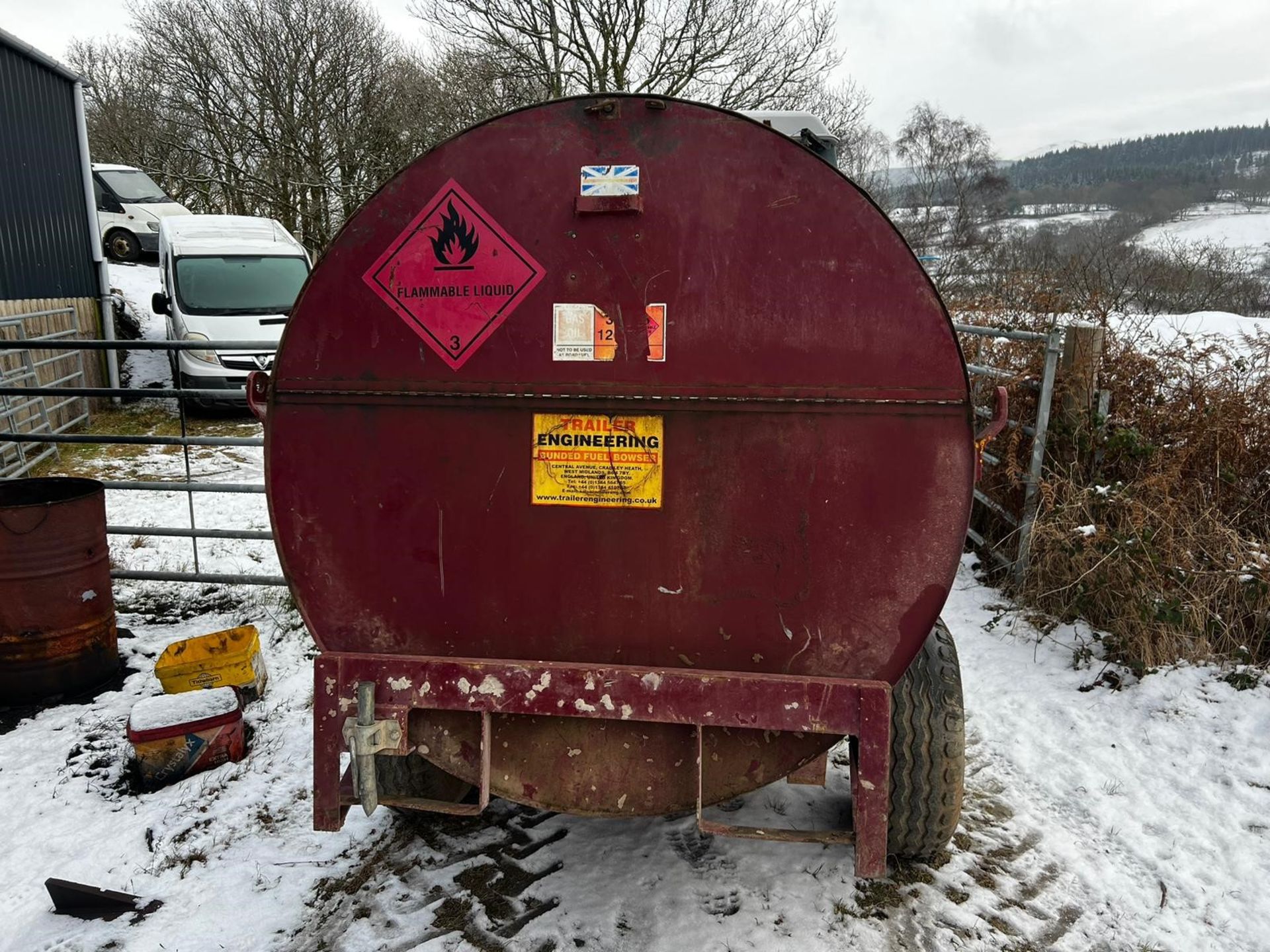 500 GALLON TRAILER ENGINEERING BOWSER - Image 9 of 11