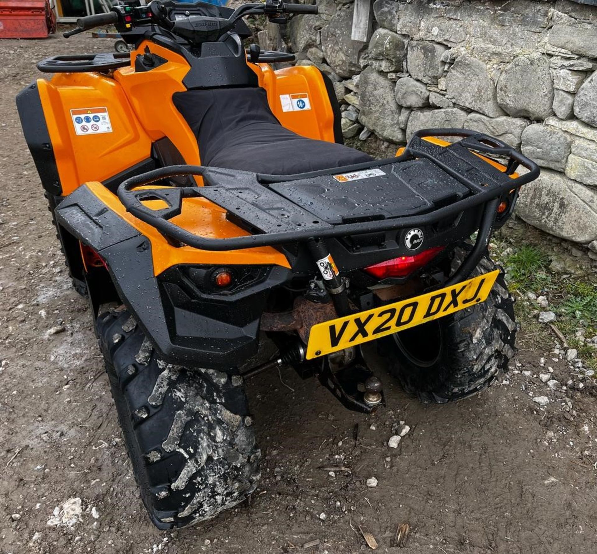 2020 REG CANAM450 QUAD BIKE, 680 HRS - Image 3 of 8