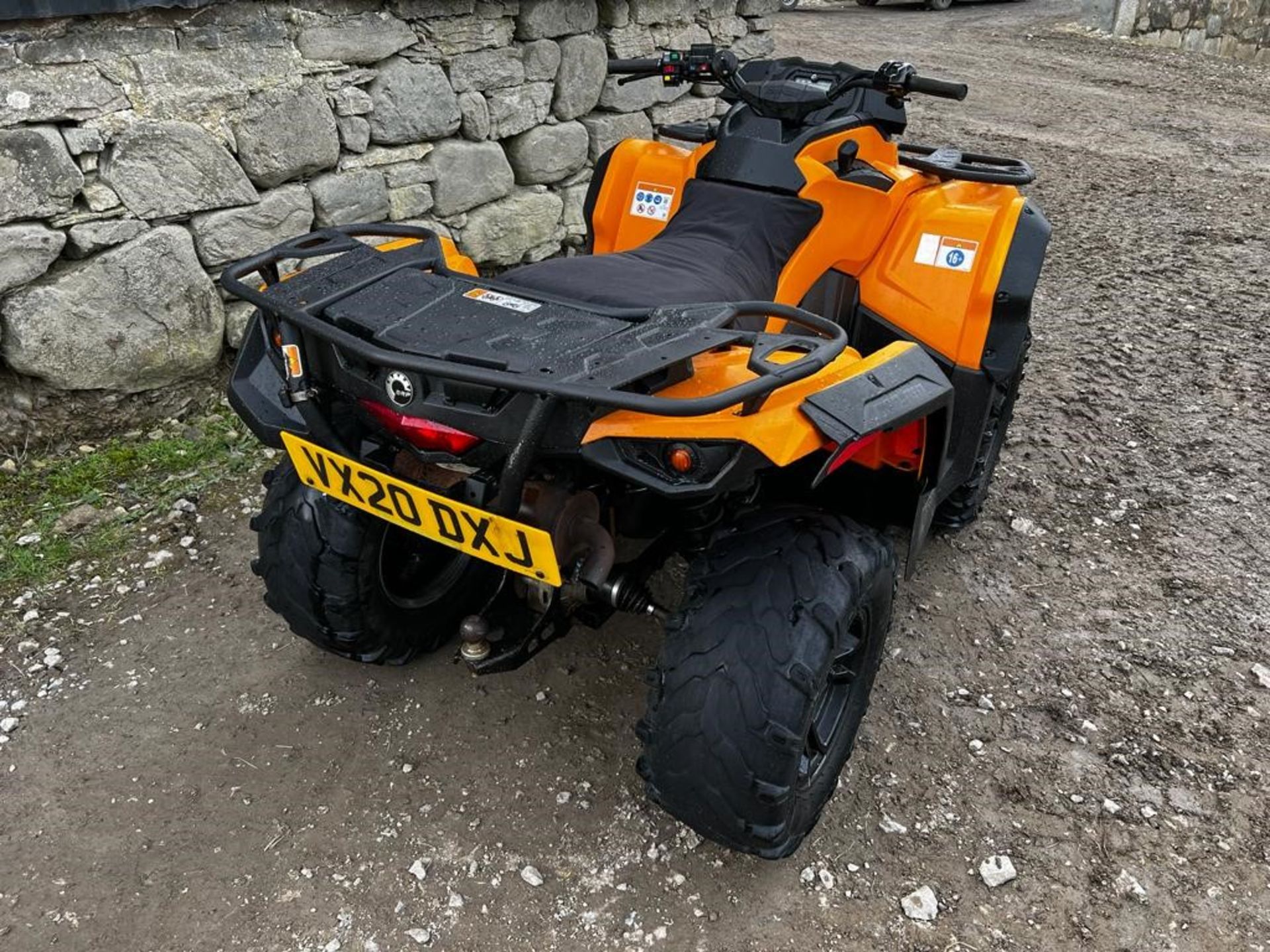 2020 REG CANAM450 QUAD BIKE, 680 HRS - Image 7 of 8