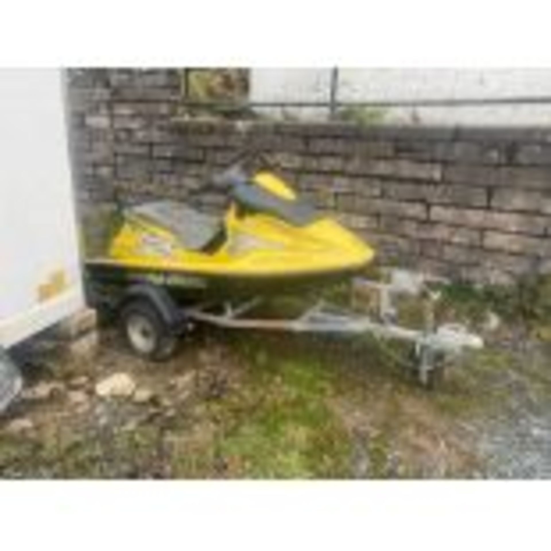 SEADOO JET SKI. WITH TRAILER. 800cc - Image 2 of 4