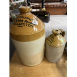 LARGE STONEWARE FLAGGON