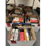 7 BOXES OF BOOKS