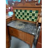 VICTORIAN MARBLE TOPPED WASH STAND