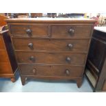 19 CENTURY MAHOGANY CHEST