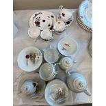 PART COLCLOUGH TEA SET