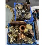 COLLECTION OF COPPER AND BRASS WARE