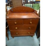 VICTORIAN PINE WASHSTAND