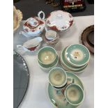 PART ARRAGON & SUZIE COOPER TEA SET