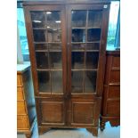 LARGE GLASS FRONTED CUPBOARD