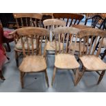 VICTORIAN BEECH CARVER COUNTRY CHAIR