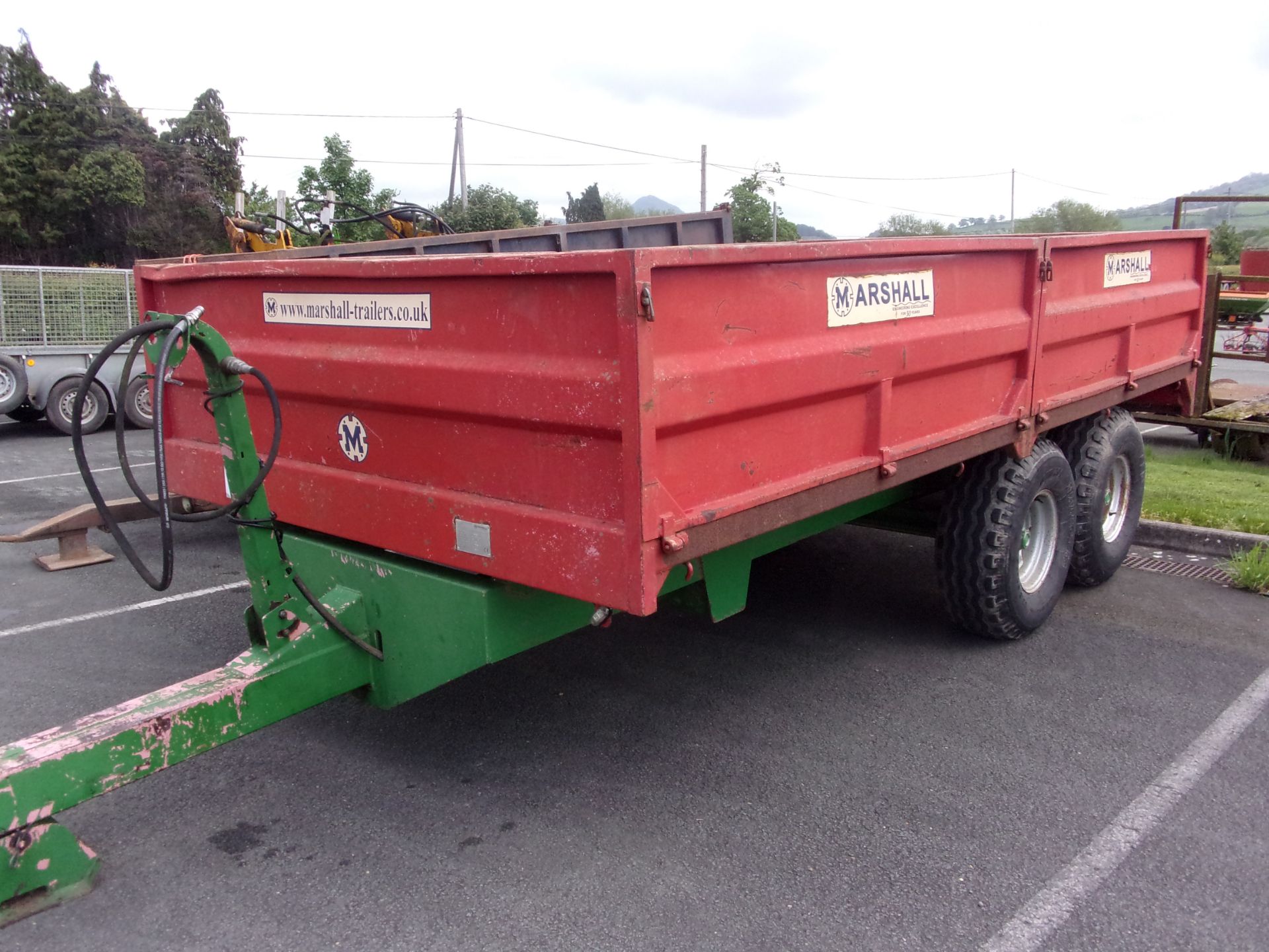 MARSHALL TWIN AXLE TIPPING TRAILER - Image 2 of 3
