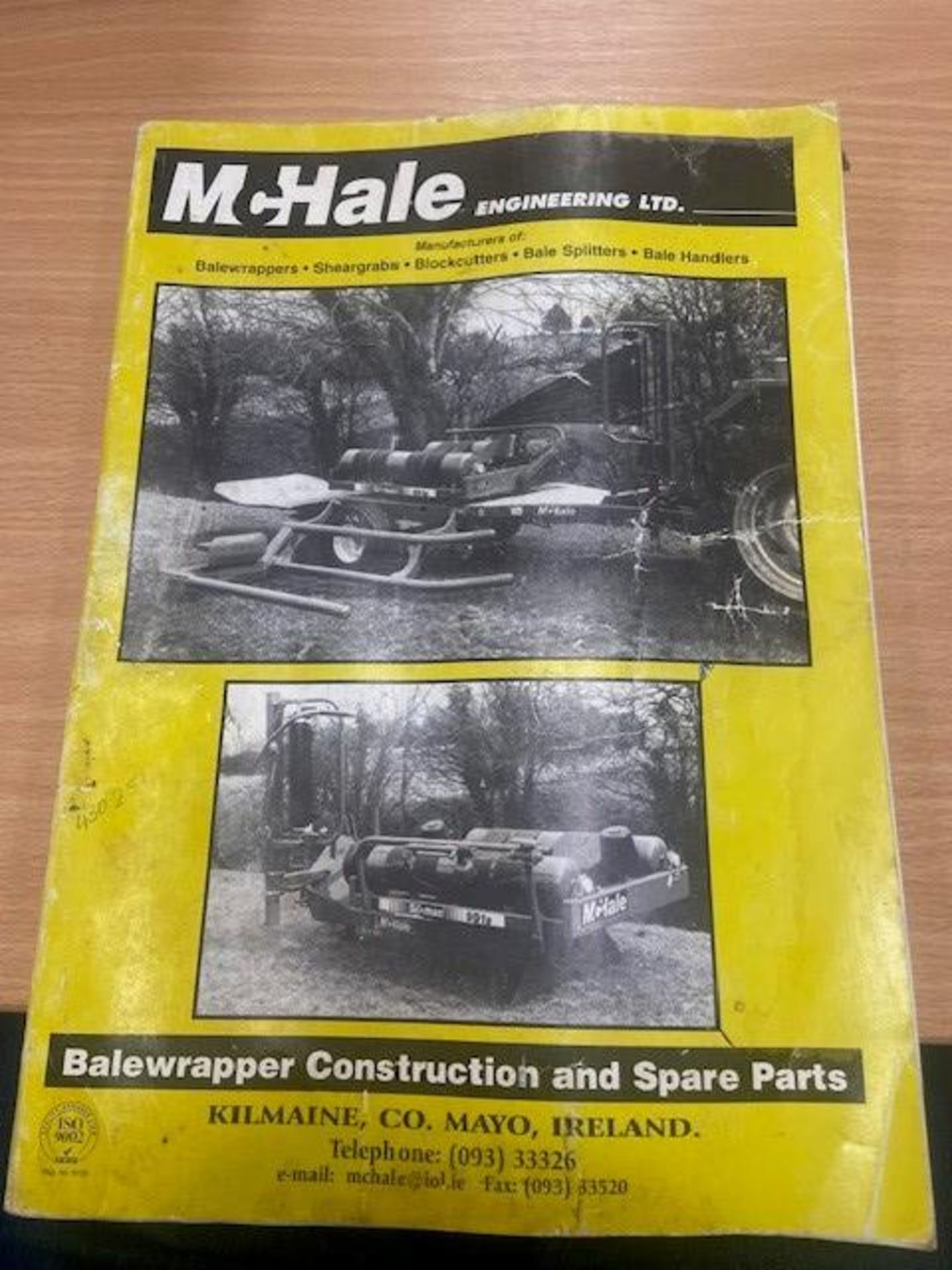 1998 McHALE 991BJ BALE WRAPPER. 15,846 W - Image 8 of 9