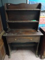 SMALL DRESSER MADE FROM OLD OAK