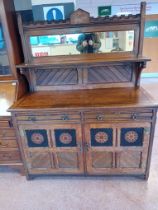 LATE 19TH CENTURY OAK SIDEBOARD