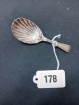 GEORGIAN SILVER CADDY SPOON