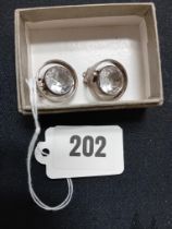 PAIR OF NILESFRON SILVER CLIP IN EARRING