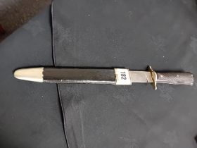 WEISS LONDON DIRK WITH LEATHER