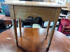 VICTORIAN PINE SIDE TABLE