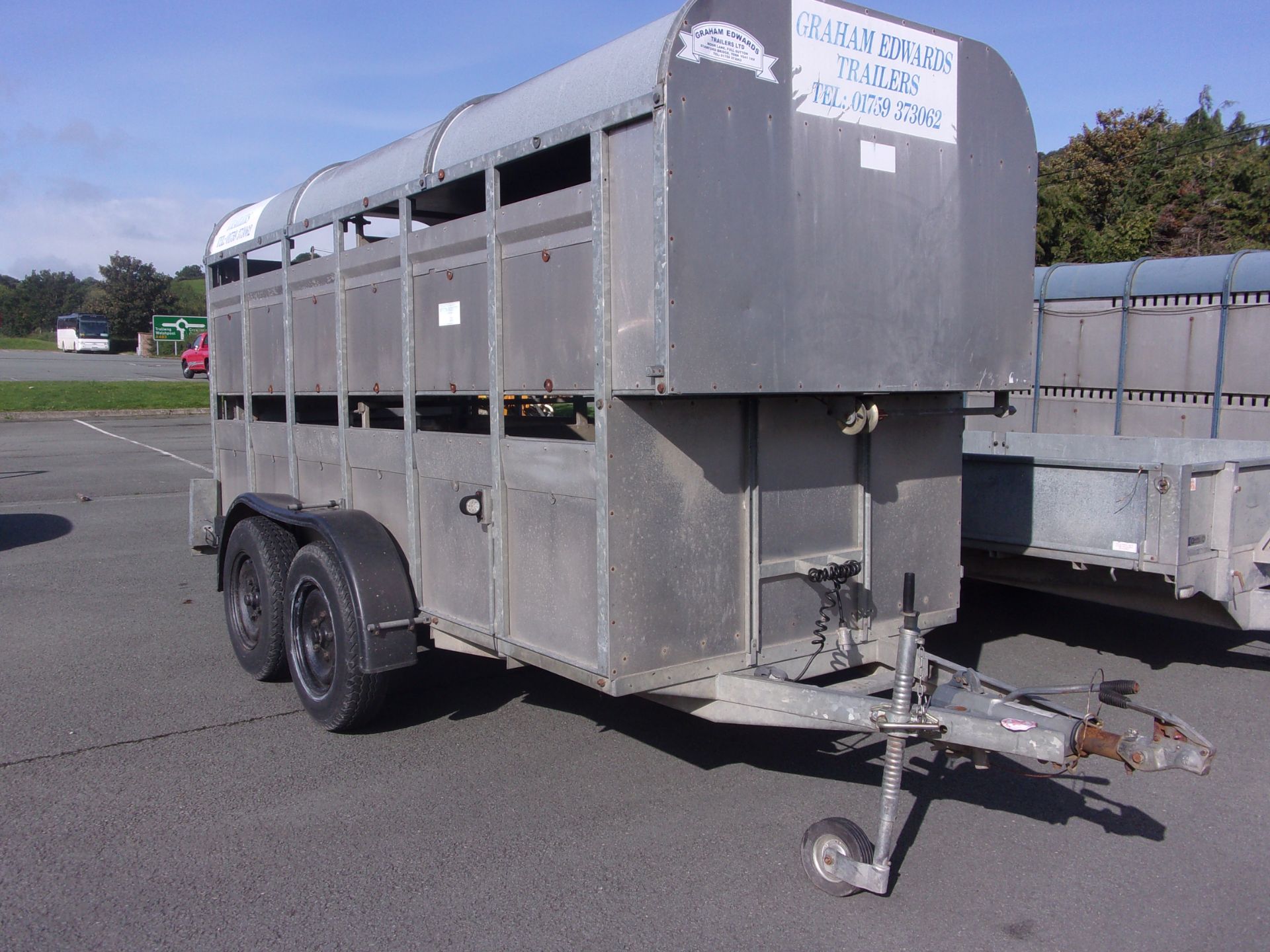 GRAHAM EDWARDS 12 X 5 LIVESTOCK TRAILER - Bild 2 aus 6