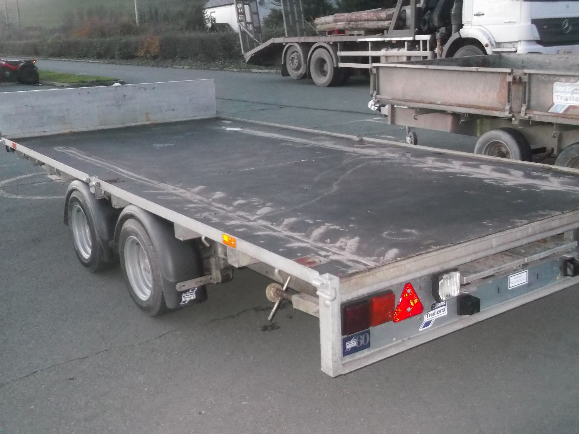 IFOR WILLIAMS 14' TANDEM AXLE TRAILER - Image 2 of 3