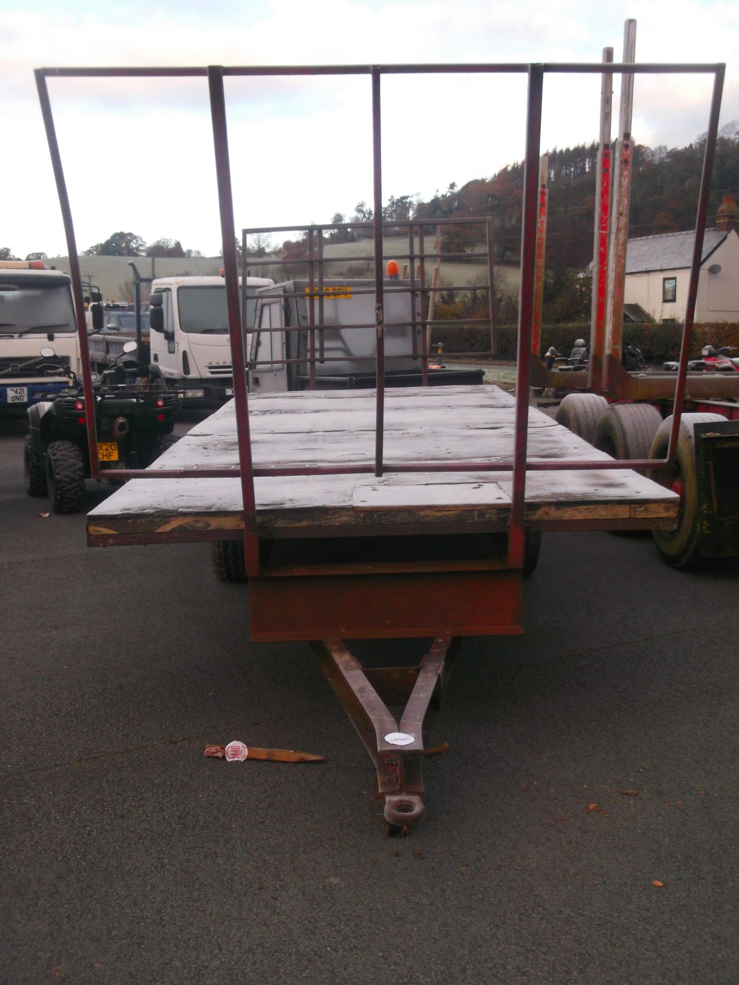 BALE TRAILER 18FT TWIN AXEL - Image 3 of 3