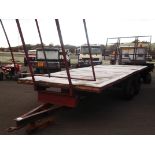 BALE TRAILER 18FT TWIN AXEL