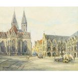 JACOBSHAGEN-BINDER, Betty (* 1890 Berlin). "Altstadt in Braunschweig".