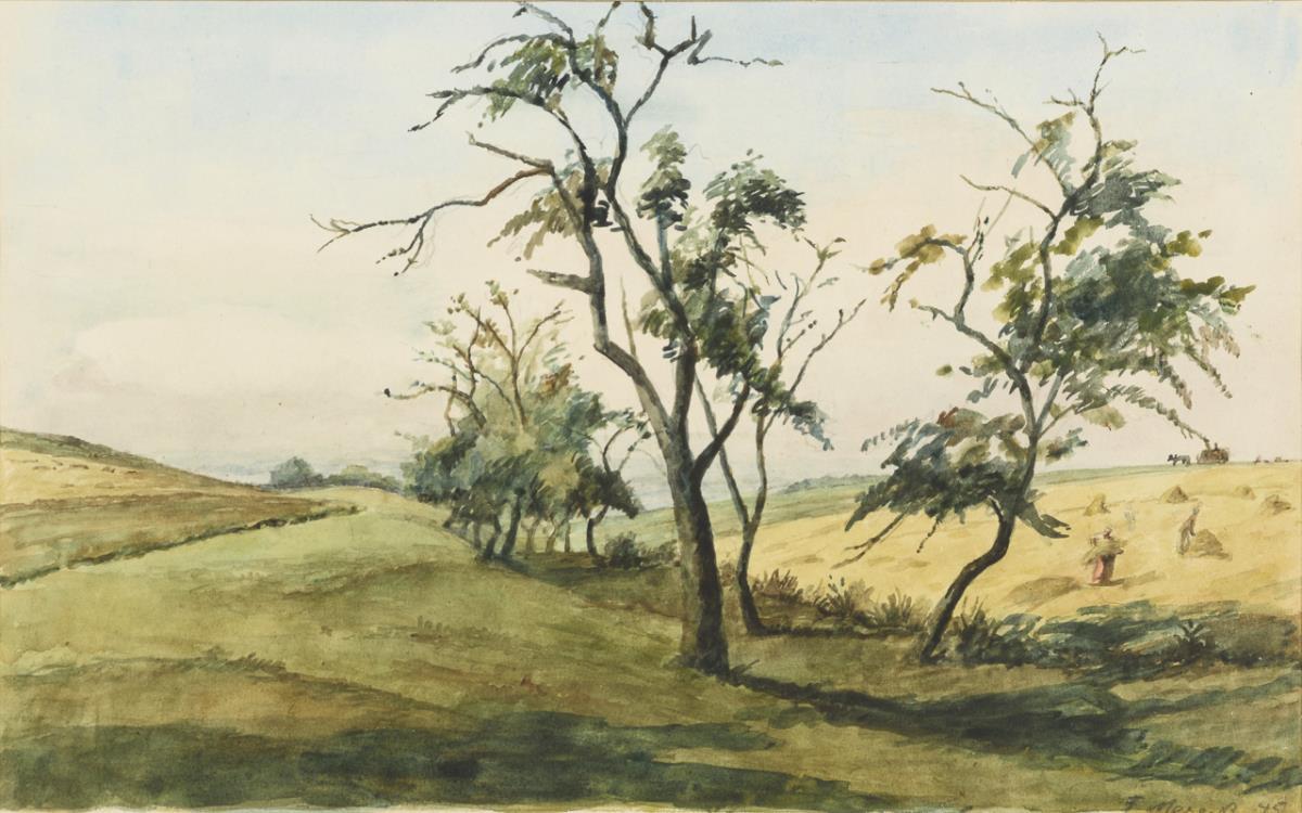 MESECK, Felix (1883 Danzig - 1955 Holzminden a.d. Weser). Sommerlandschaft.