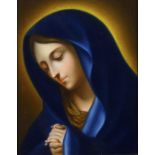 Pastellmaler um 1810/20: Madonna im Gebet.