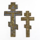 2 orthodoxe Segenskreuze.