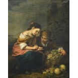MURILLO, Bartolomé Esteban - Kopie nach. Die kleine Obsthändlerin.