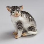 Miniatur-Katze. Meissen.