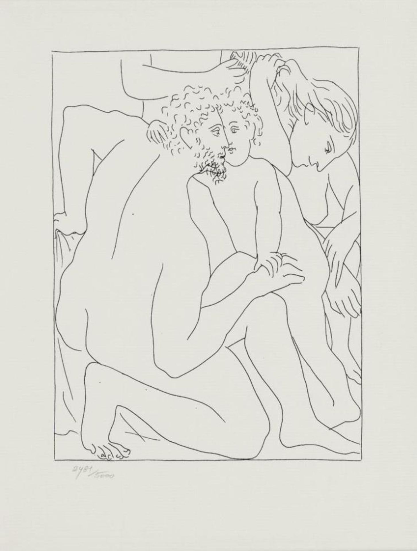 Nach PICASSO, Pablo (1881 Málaga - 1973 Mougins). 2 Illustrationen zu den Metamorphosen des Ovid. - Bild 2 aus 4