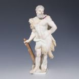 Barock-Figur: Herkules. Meissen.