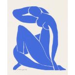 MATISSE, Henry (1869 Le Cateau Cambrésis - 1954 Nizza). "Nu bleu".