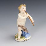 Putto mit Flöte. Nymphenburg.