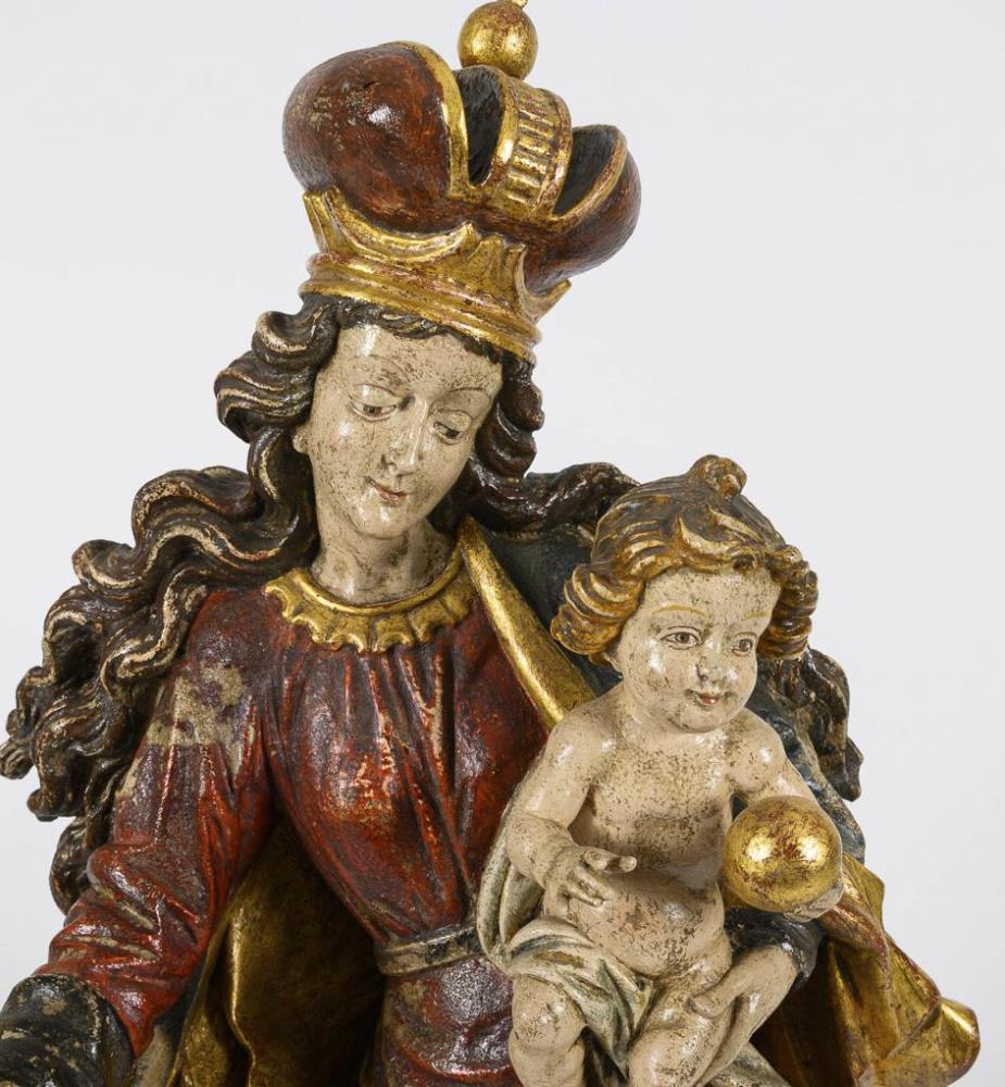 Große Madonna mit Christuskind und Zepter. - Image 3 of 4