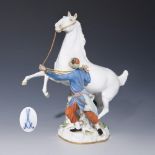 Türke mit Pferd. Meissen.