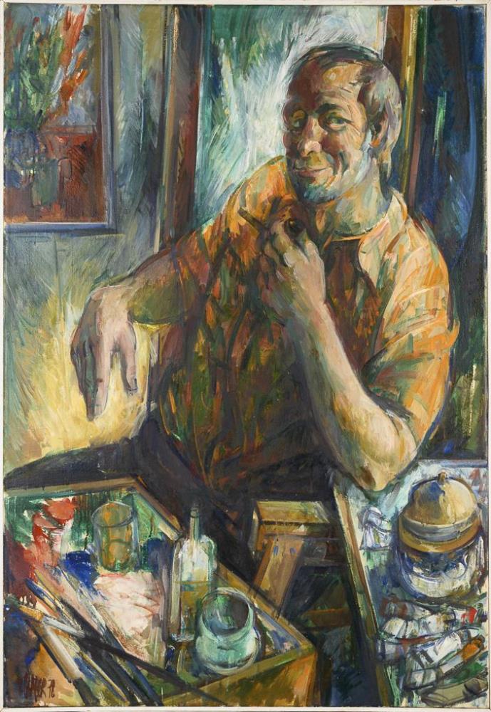 GLASER, Frank (* 1924 Wernigerode). "Bildnis Jo Heinrich".