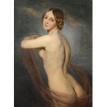 Französischer Maler: Weiblicher Rückenakt.