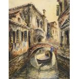 ROSELLI, G.. Kanal in Venedig.