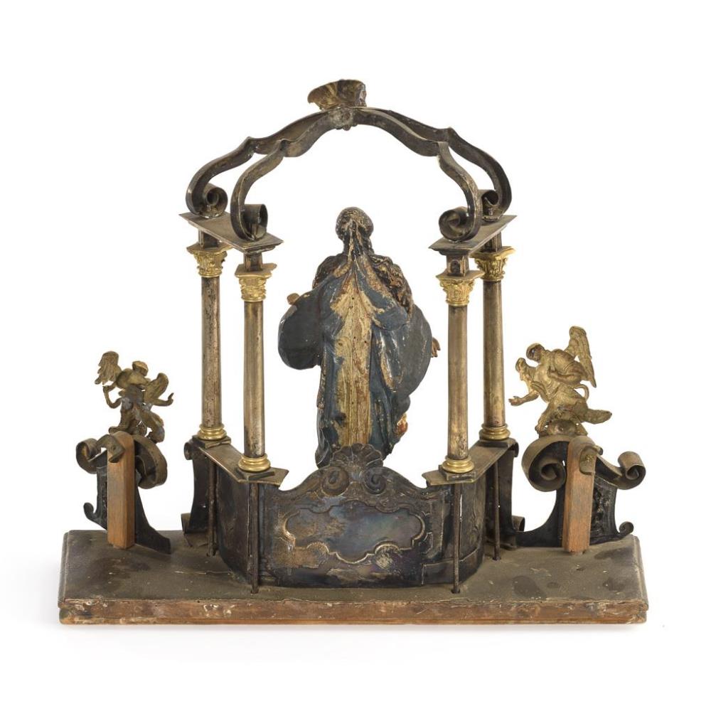 Hausaltar mit Maria Immaculata in einem Ziborium. - Image 4 of 4