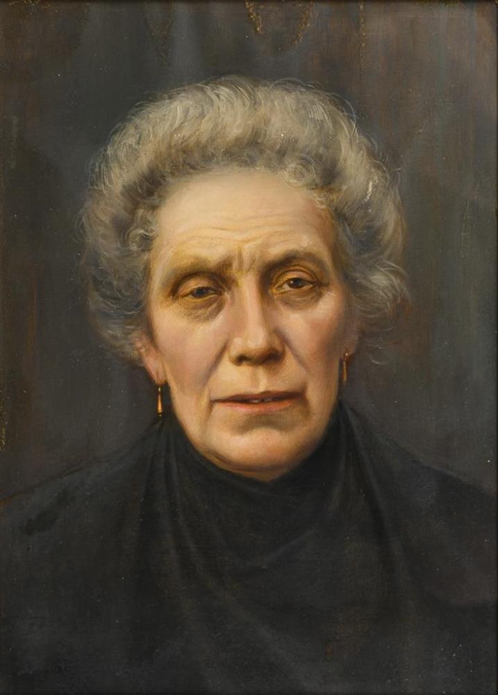 BAUSCHKE, Bernd (1889 Berlin - 1957 Weimar). Frauenbildnis.