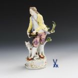 Schäfer mit Vogelnest. Meissen.